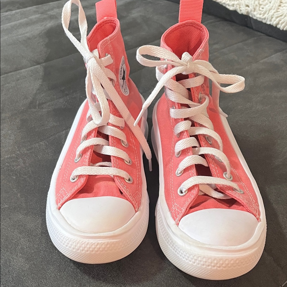 Converse kids Pink High-top platform Sneakers
